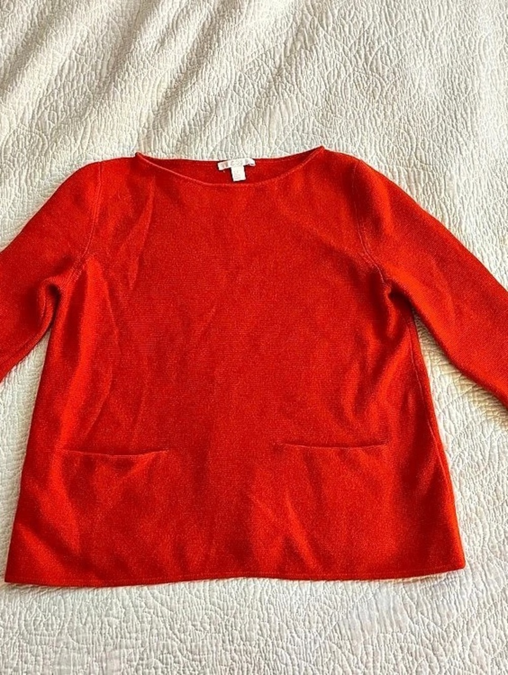 COS Pocket Sweater Orange Size Small